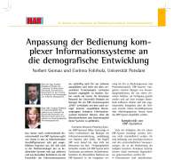 Adaption of Complex Information Systems to Demographic Changes